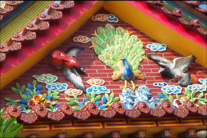 學甲紅茄萣慈明宮廟宇建築展現特殊傳統文化-紅腳笭