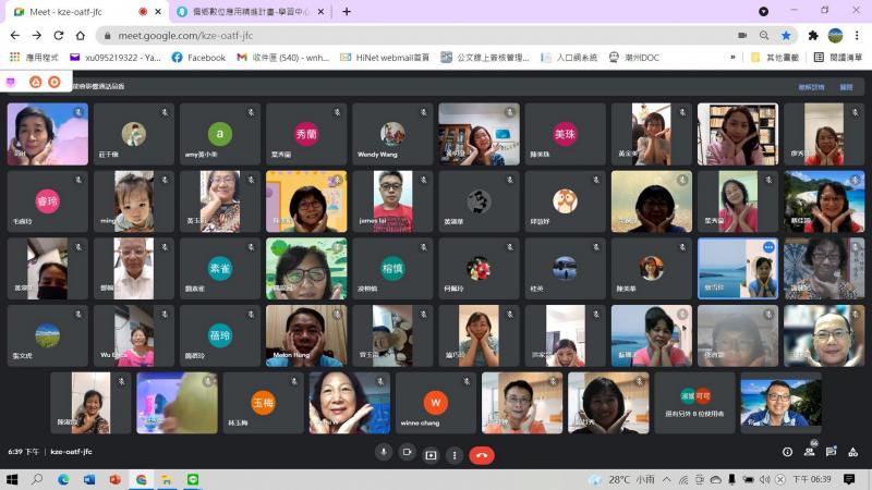 這次課程有許多新學員加入老師教得好棒呀
