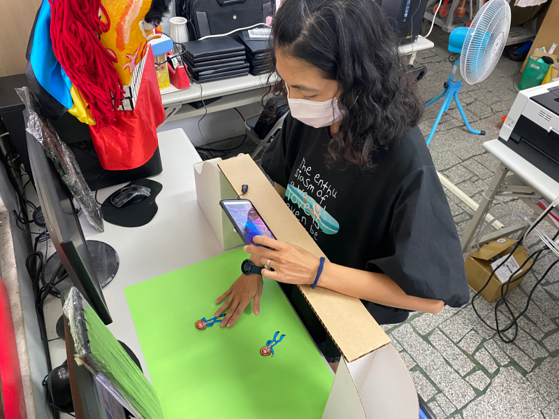 開始拍攝動畫頁面