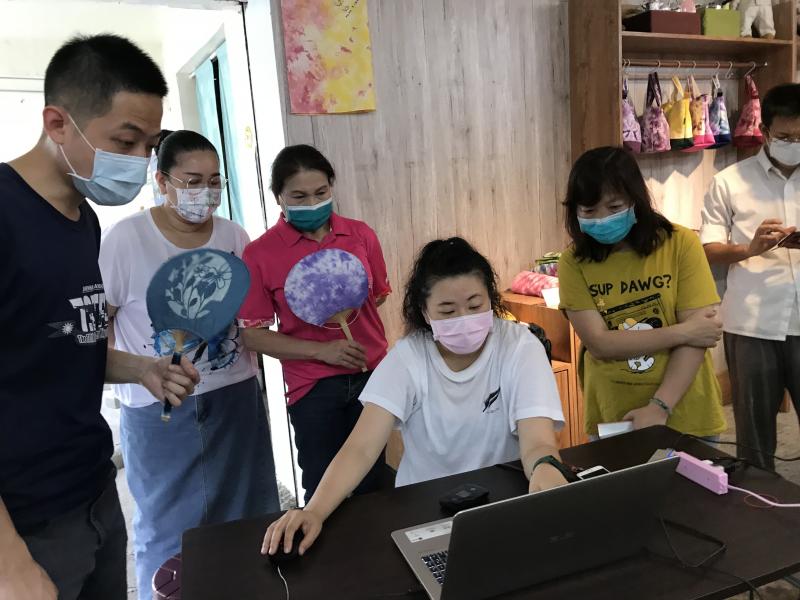 學員學習串流鑰匙的操作及FB直播方法