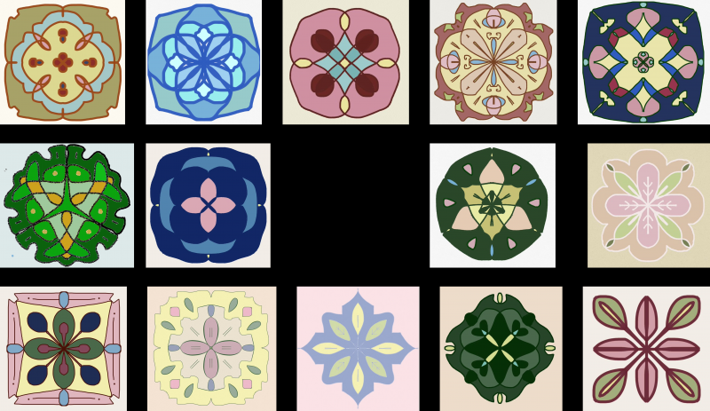 學員作品－花磚