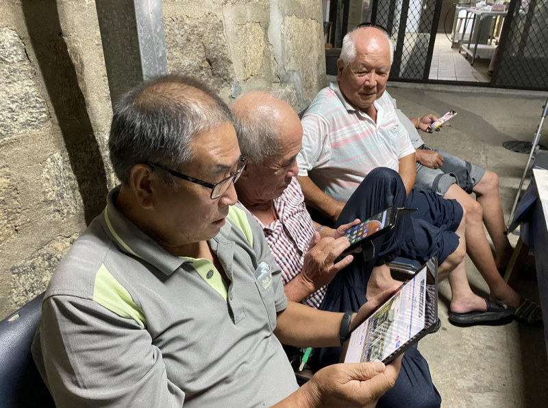 七十歲學員改變以往閱讀習慣