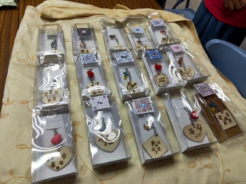 學員的作品合照