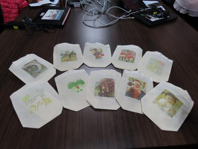 學員的作品-熱轉印杯袋