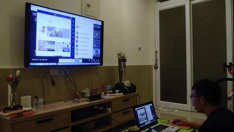 11/13講師上課畫面。