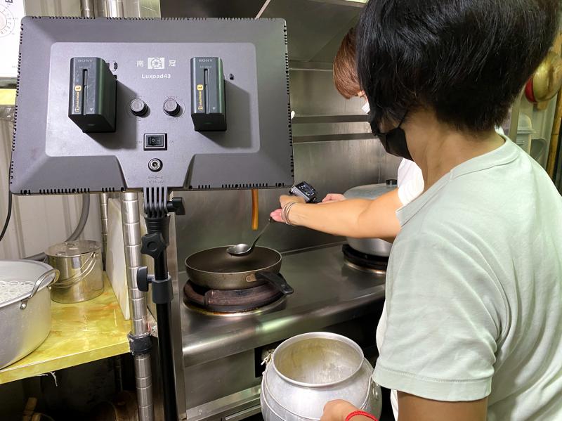 拍攝滇緬料理製作