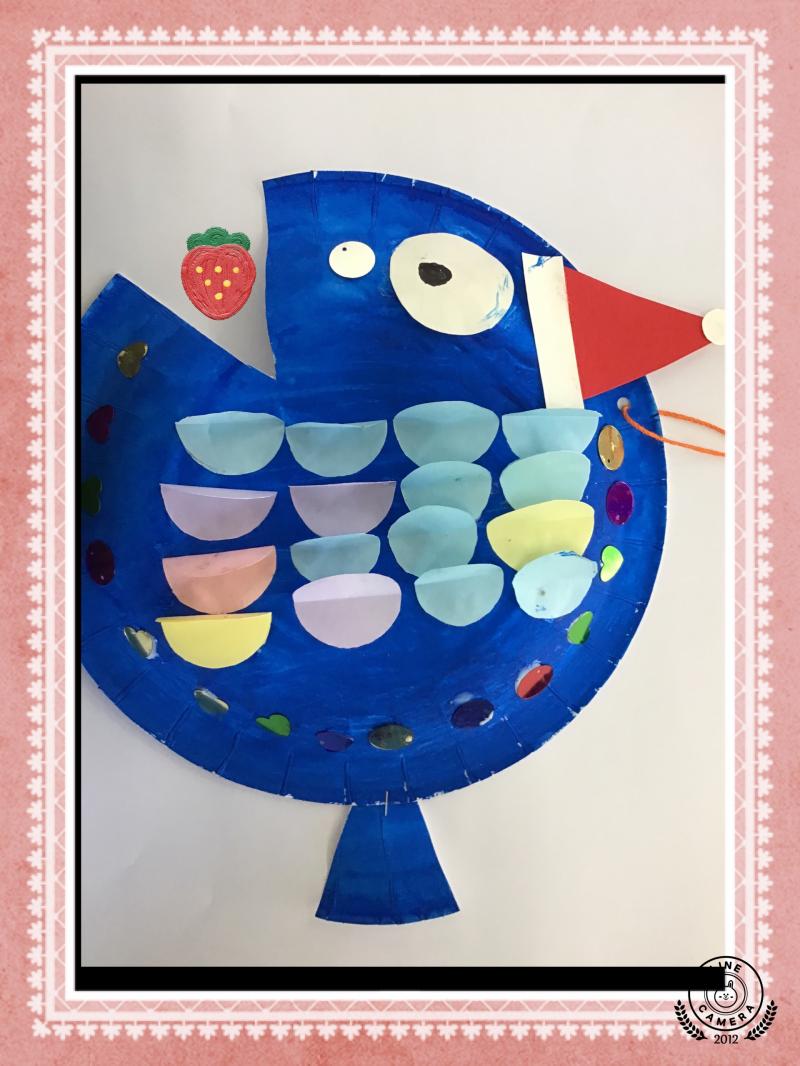 學員完成聖誕魚作品