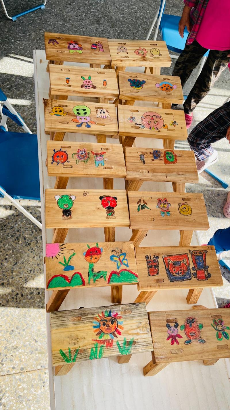 雷雕彩繪烙畫完成品