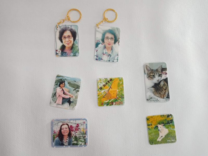 學員的作品合照