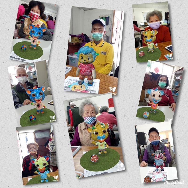 學員與3D圖示合照1