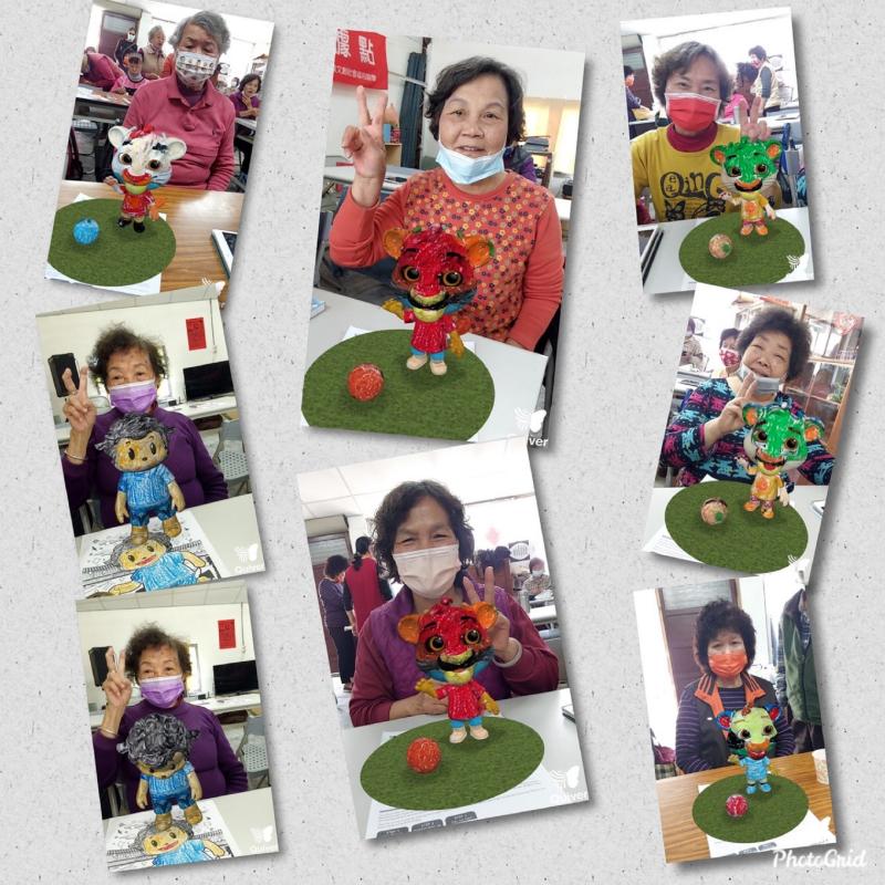 學員與3D圖示合照2