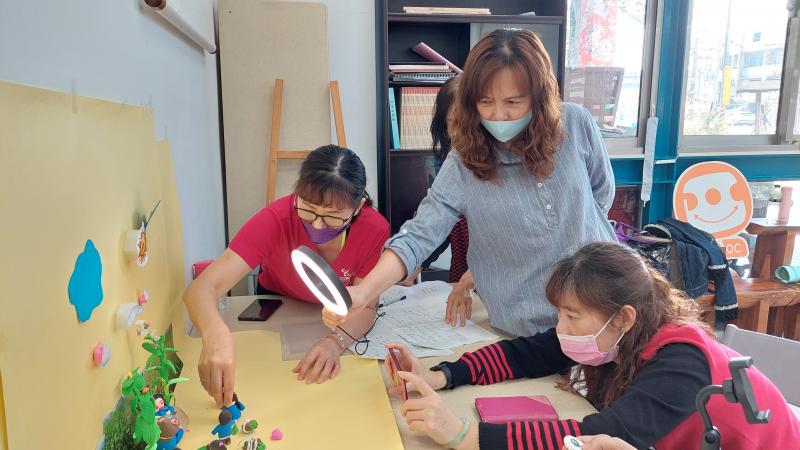 拍攝素材及打光過程