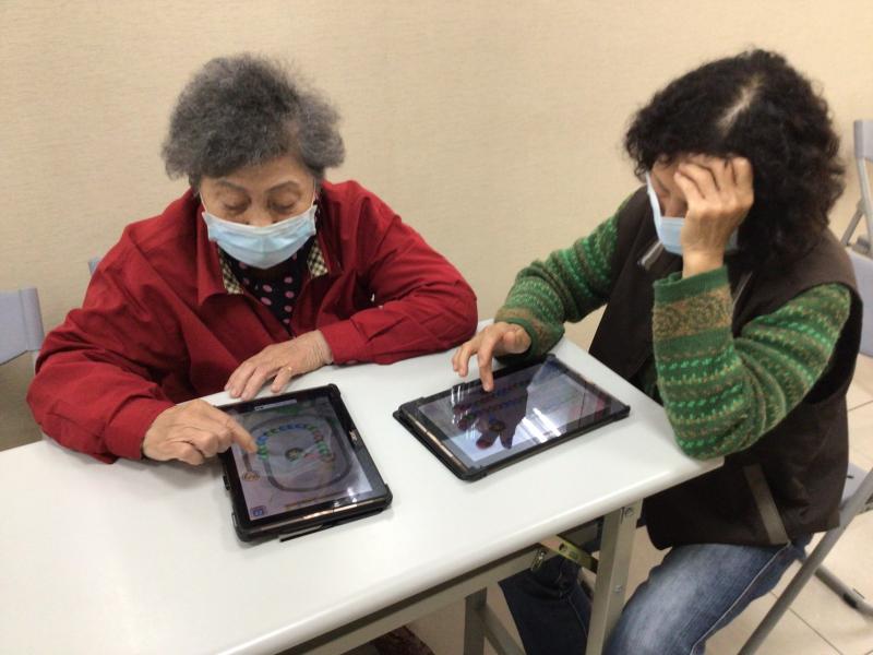 社區長者用心學習上課畫面擷取