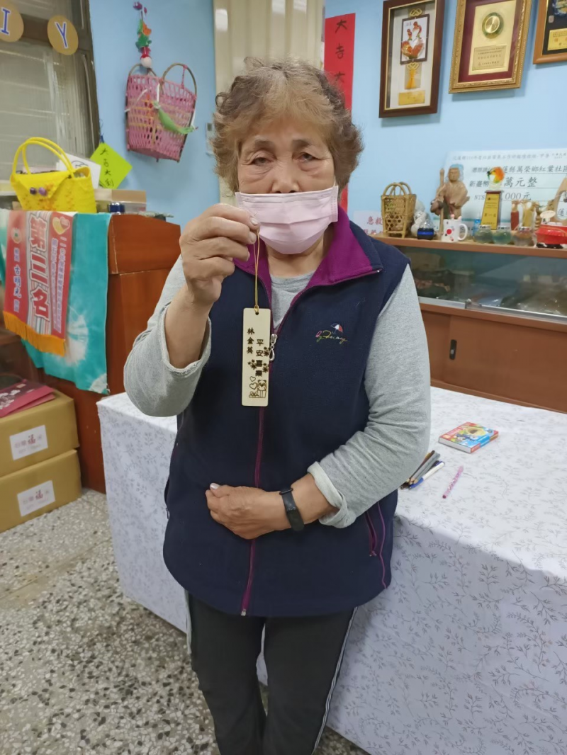 學員成品,直說要掛在包包上