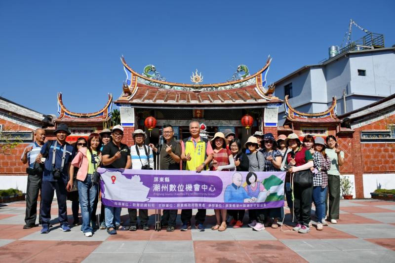 3.12樂齡i潮庄-數位典藏-人文影像紀錄-朝林宮鄭銀奮董事長解說沿革圓滿完成