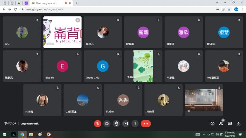 縣上學員合影畫面