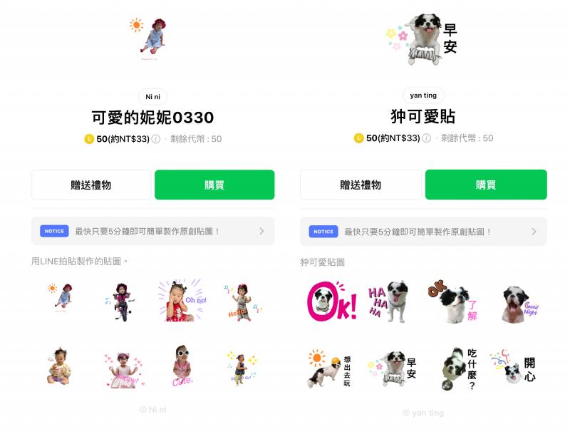 個人化貼圖設計