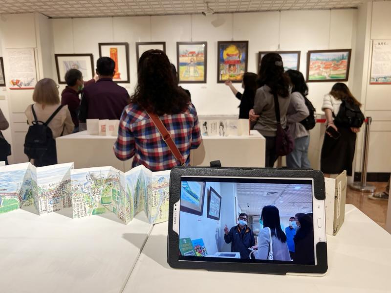 影音紀錄豐富展場