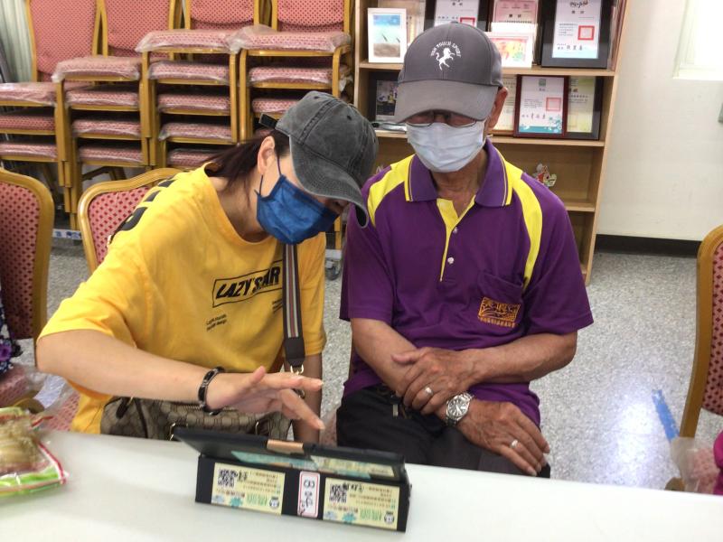 志工針對個案陪伴學習