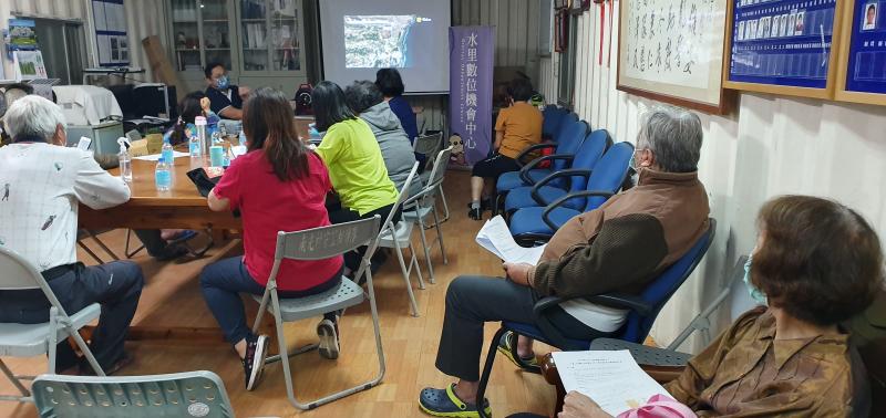 實際運動行走後經由手機記錄後所呈現的衛星圖片.