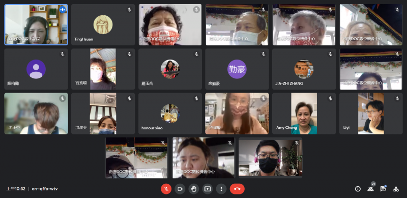 線上課學員大合照