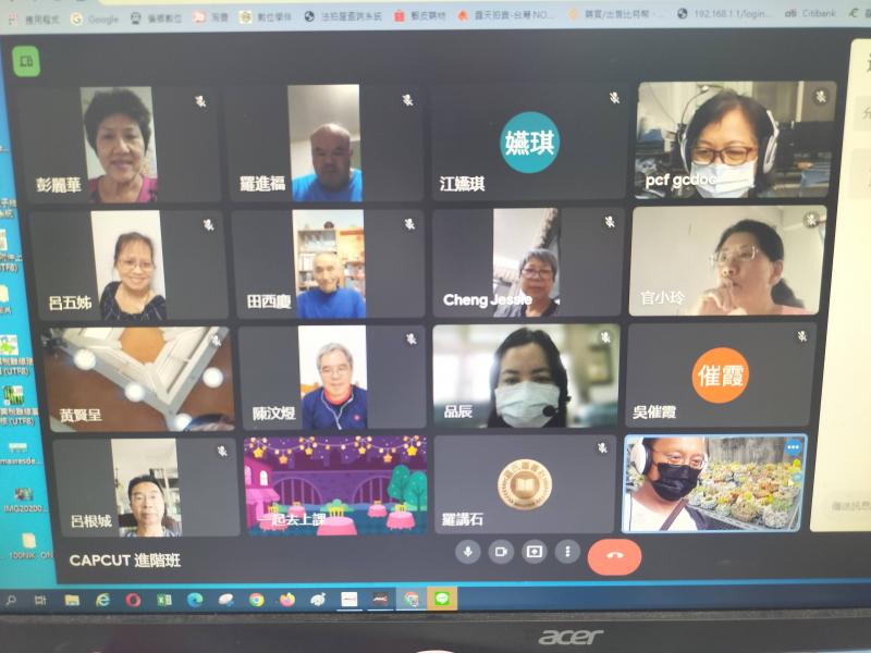 開課前的學員合照