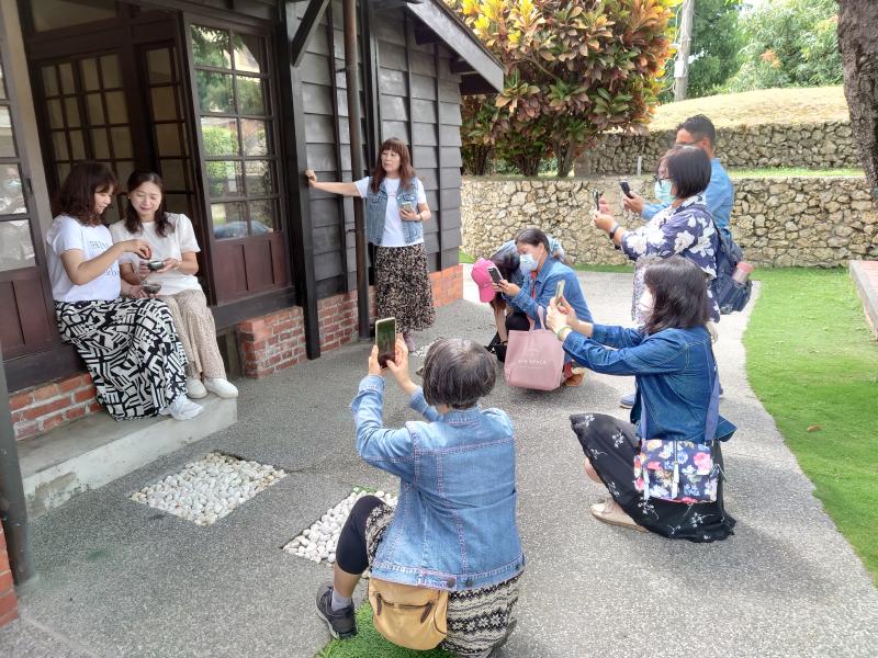 學員練習風景人像戶外攝影