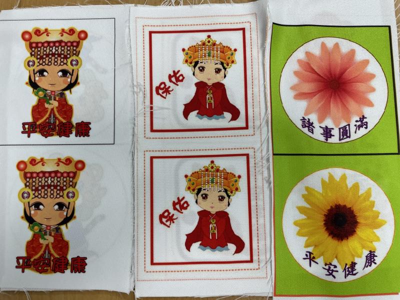 學員熱轉印後成品