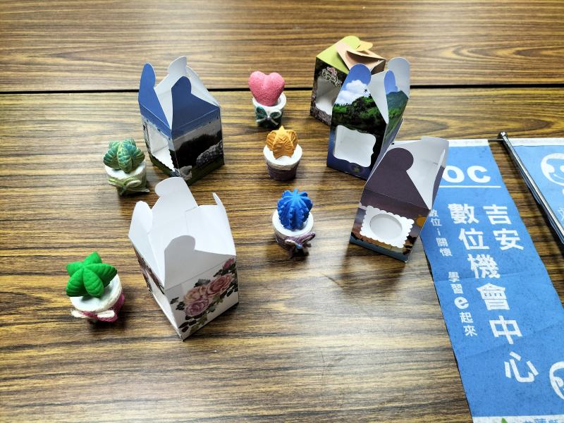 學員的作品合照