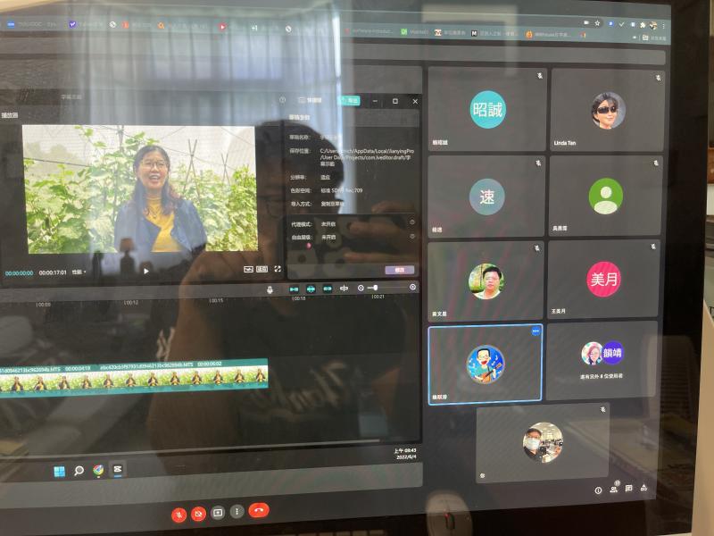 講師指導線上操作剪影