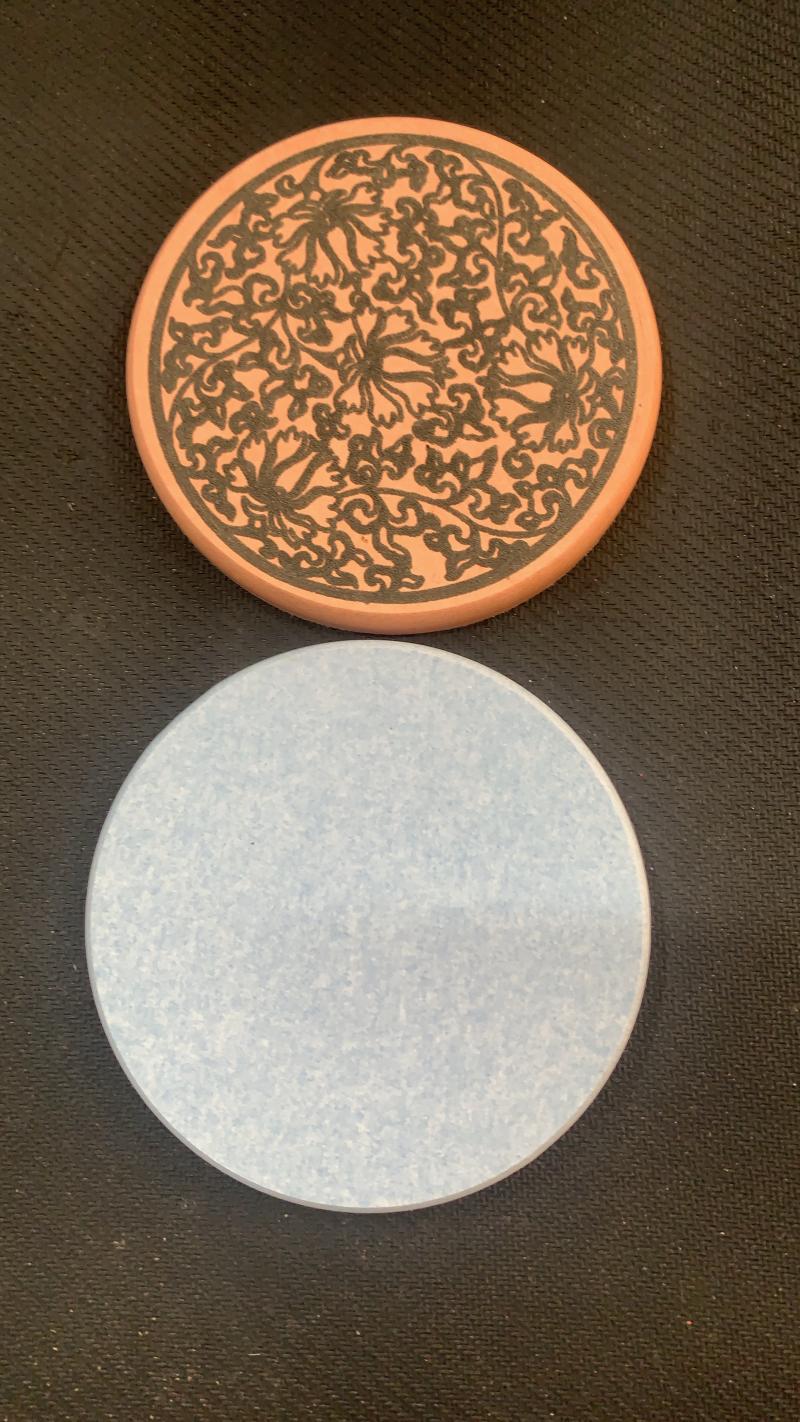 學員完成作品材料作業前與作業完成紀錄