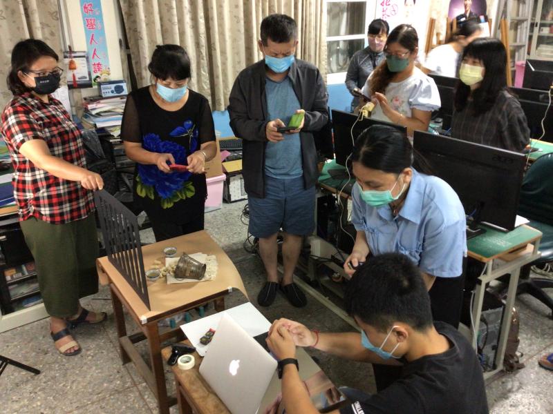 手機拍攝之前場景建構