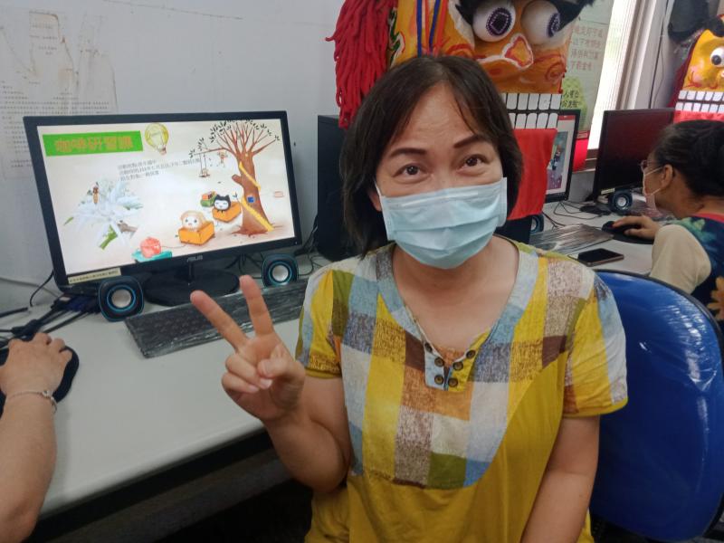 學員楊薇蓉分享完成的作品成果