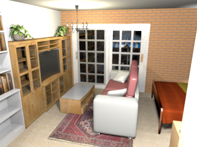 學員婉婷晚上客廳照片