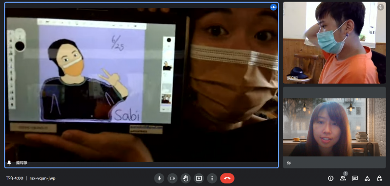 學員展示自己的作品