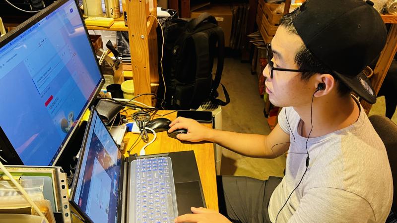 雲端工具應用 講師教學畫面