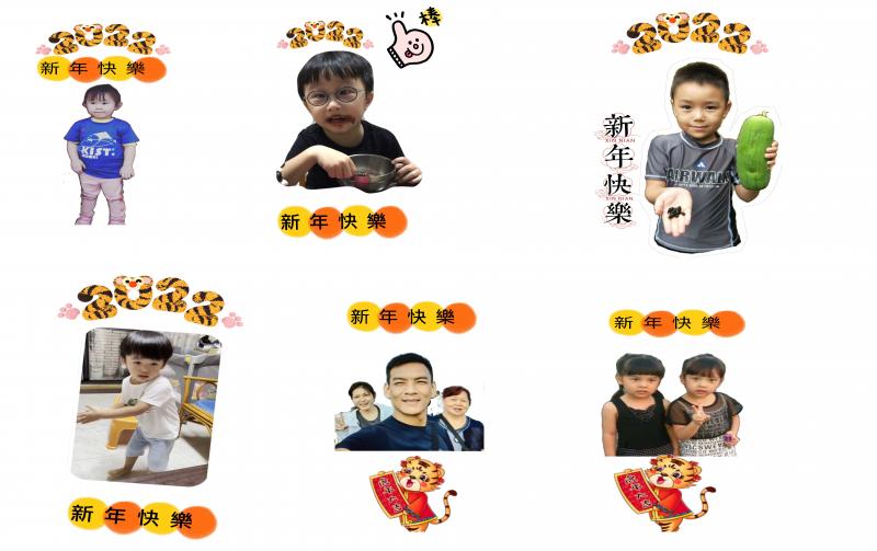 阿公、阿嬤幫金孫設計獨一無二的紅包袋