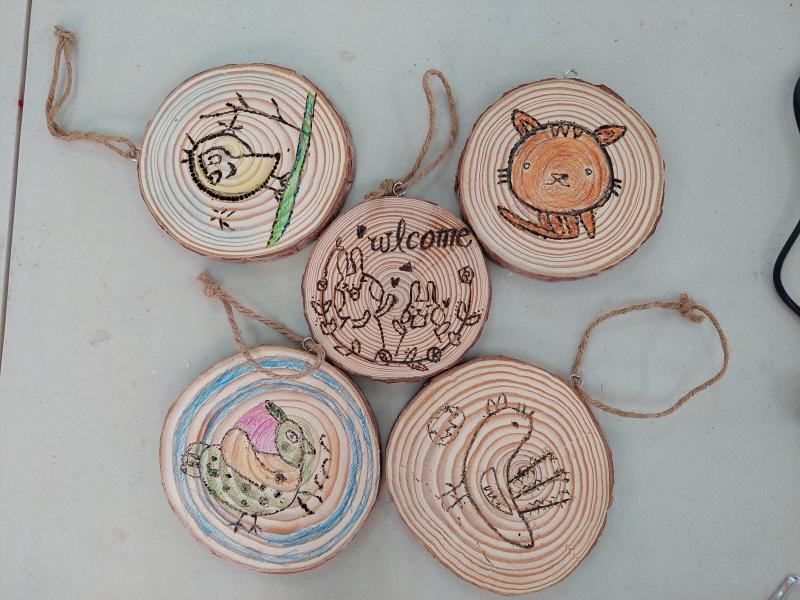 學員烙畫成品二