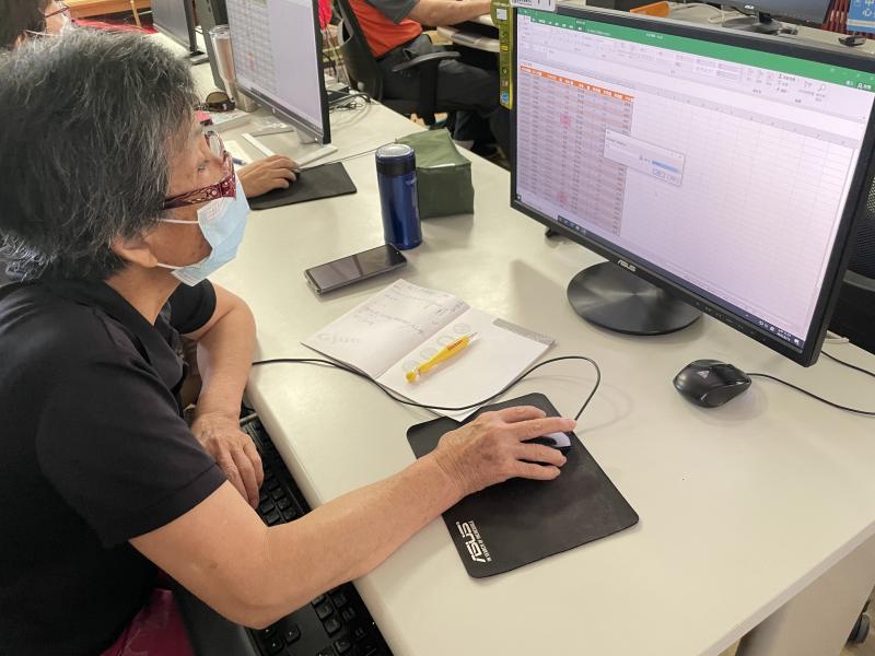 學員自行操作過程