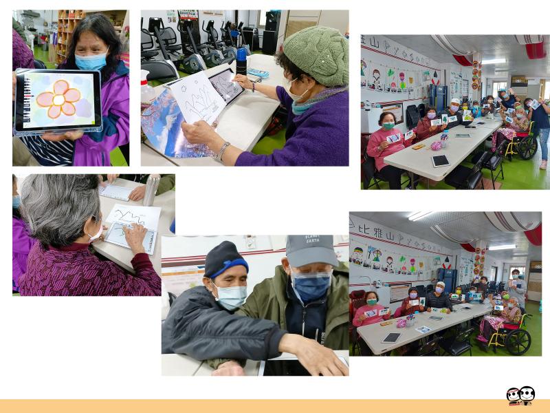 學員們彼此分享繪圖心得與創意