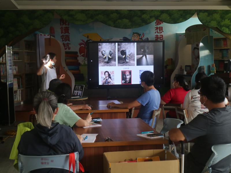 順光側光背光講師一一為我們示範,讓學員一目了然