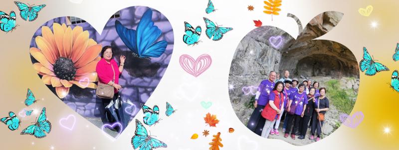 學員使用形狀遮罩做出形狀照片