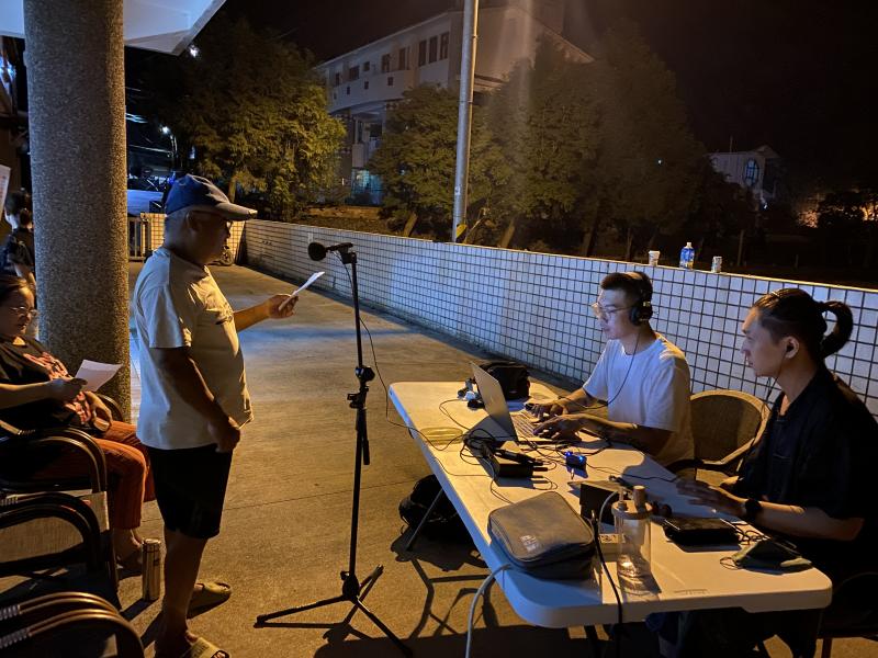 我們先從合唱一起錄，接著讓部分學員錄製單軌，加強音樂的厚度。程結束，我們也完成了這首歌的錄製，完美的收場。