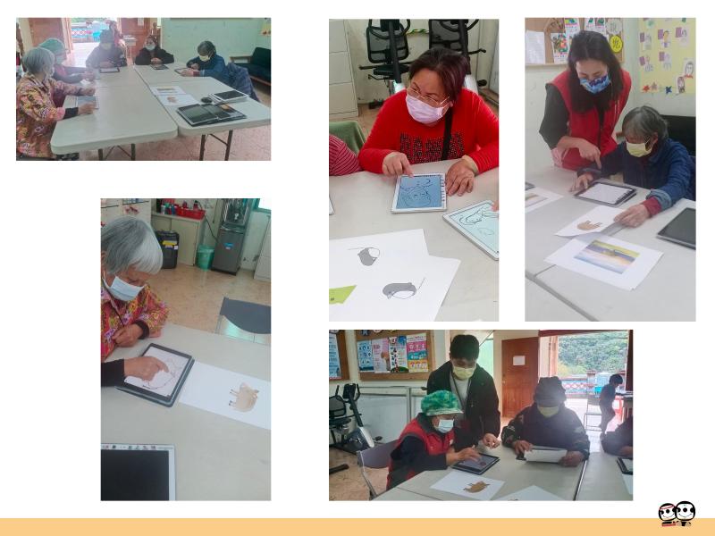 學員們同步操作手繪程式