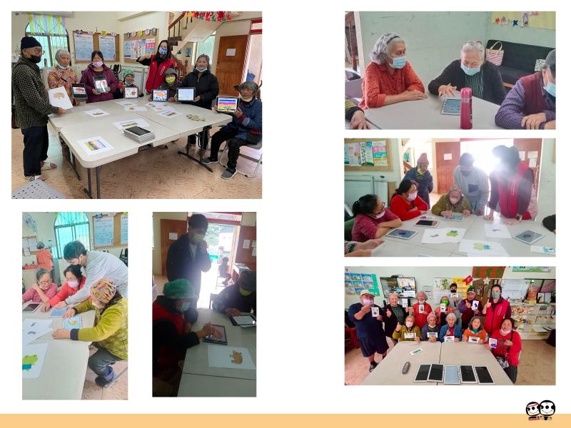 學員們彼此分享繪圖心得與創意