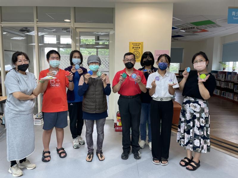 學員做好後，分享的3D列印成果照片