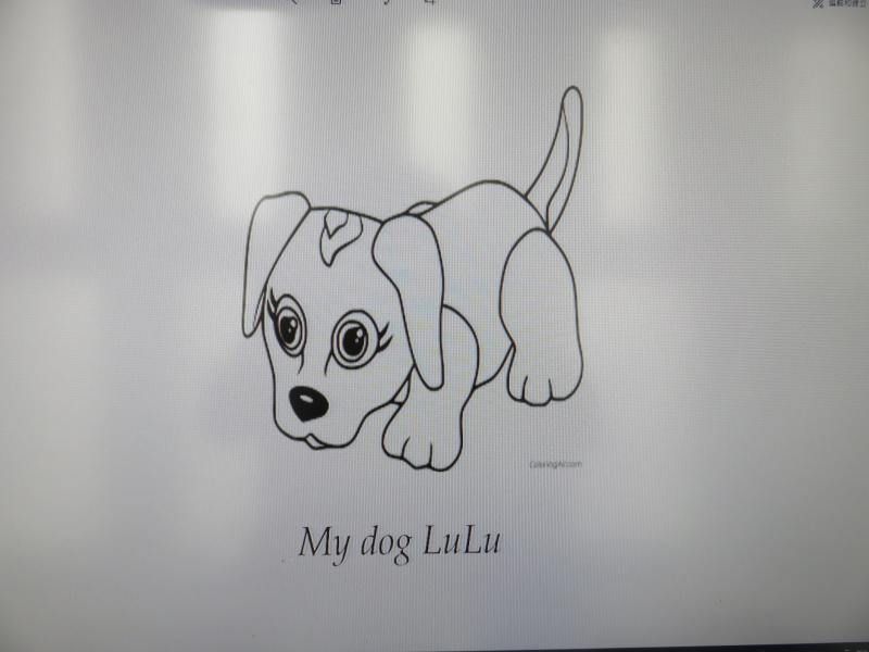 學員繪製自己想雕刻的成果圖案