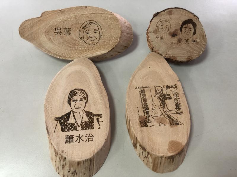 學員雷雕作品