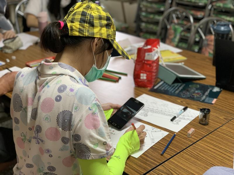 用手機查詢圖片參考繪圖