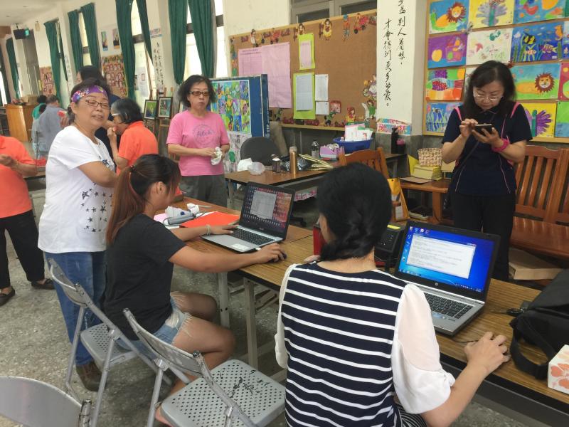 學員上課練習情形